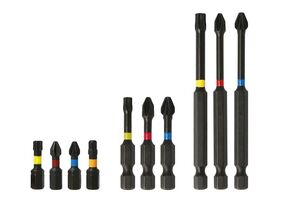 Heller Torsion & Impact Bits now available in 25, 50 and 90 mm The Heller Torsion & Impact Bits are now available in three lengths: 25, 50 and 90 mm